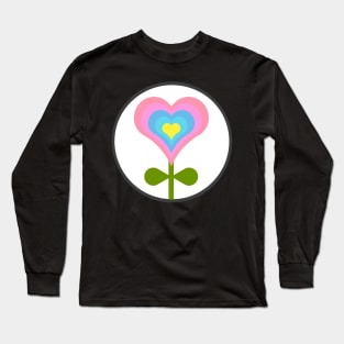 A flower shaped like a heart Long Sleeve T-Shirt